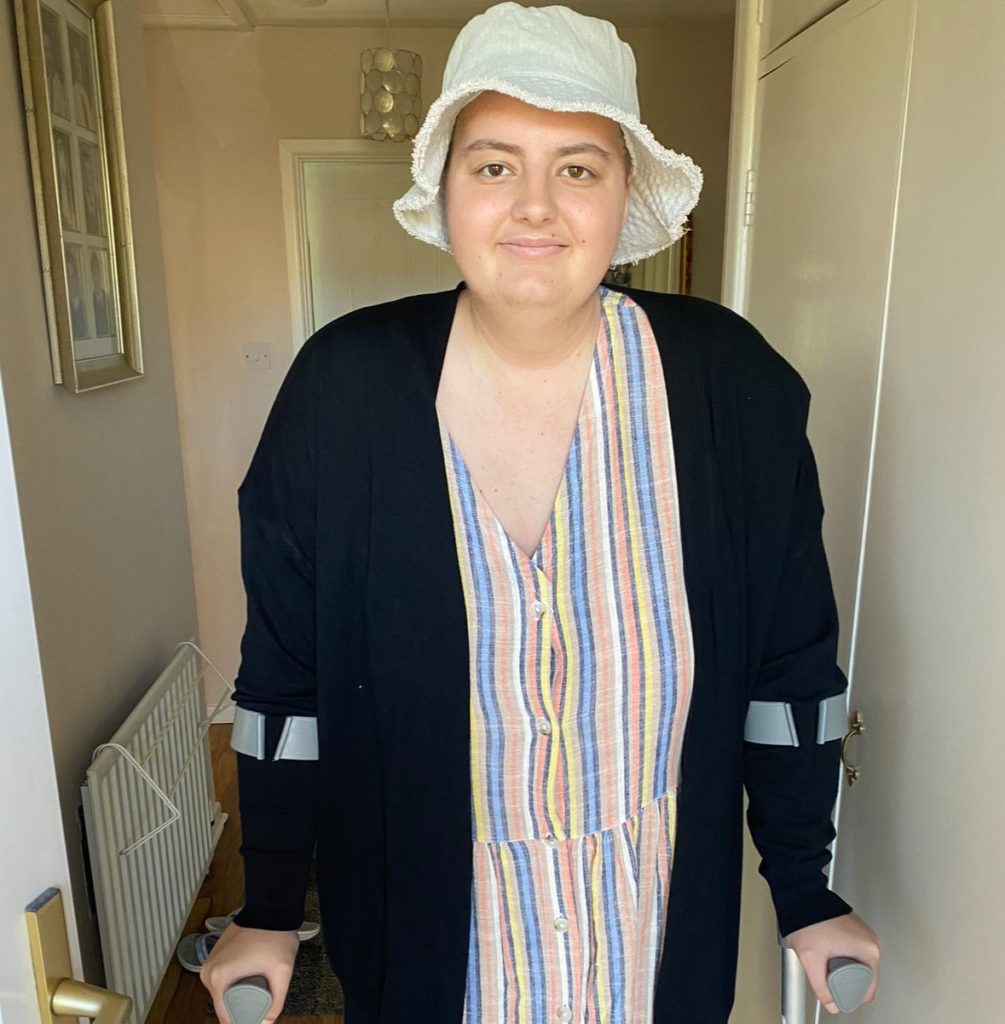 Abbie, 22, was told lymphoma was the "easy cancer" - but extreme side effects left her wheelchair-bound and forgetting her own father. Her story is vital.