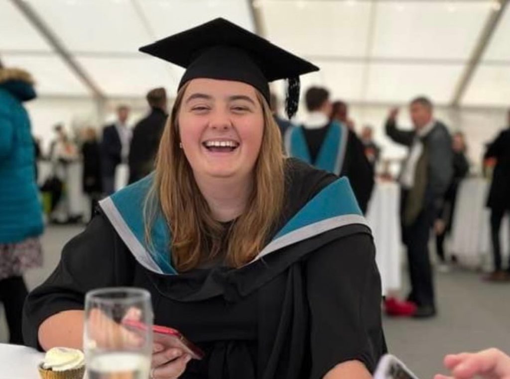 Abbie, 22, was told lymphoma was the "easy cancer" - but extreme side effects left her wheelchair-bound and forgetting her own father. Her story is vital.