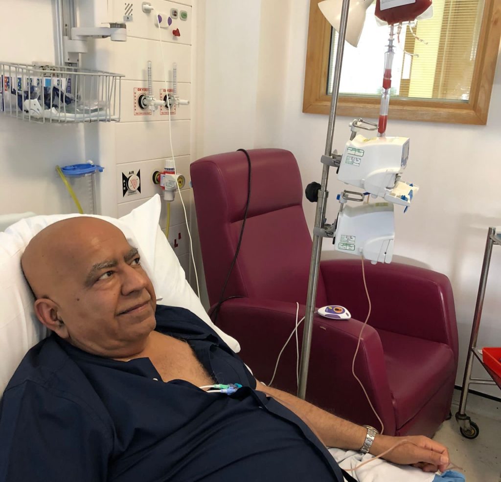 Pradeep, 74, had no symptoms when a routine blood test exposed deadly leukaemia - doctors warned he could have died instantly without that lucky check.