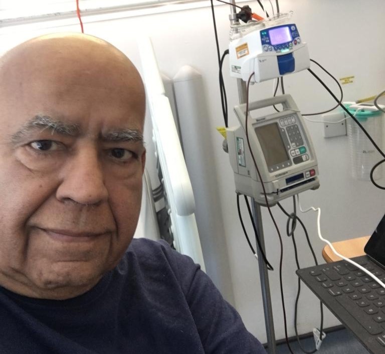 Pradeep, 74, had no symptoms when a routine blood test exposed deadly leukaemia - doctors warned he could have died instantly without that lucky check.