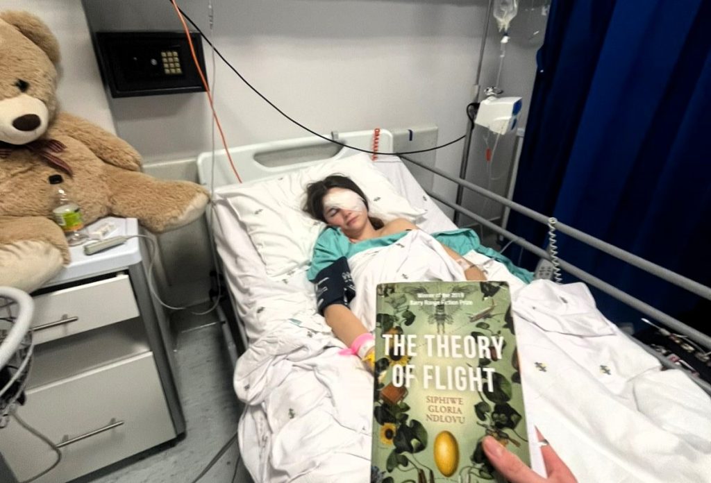Student with rare eye cancer reveals the heartbreaking moment she first saw herself in the mirror after surgery to remove her eye - and how she learned to accept it.