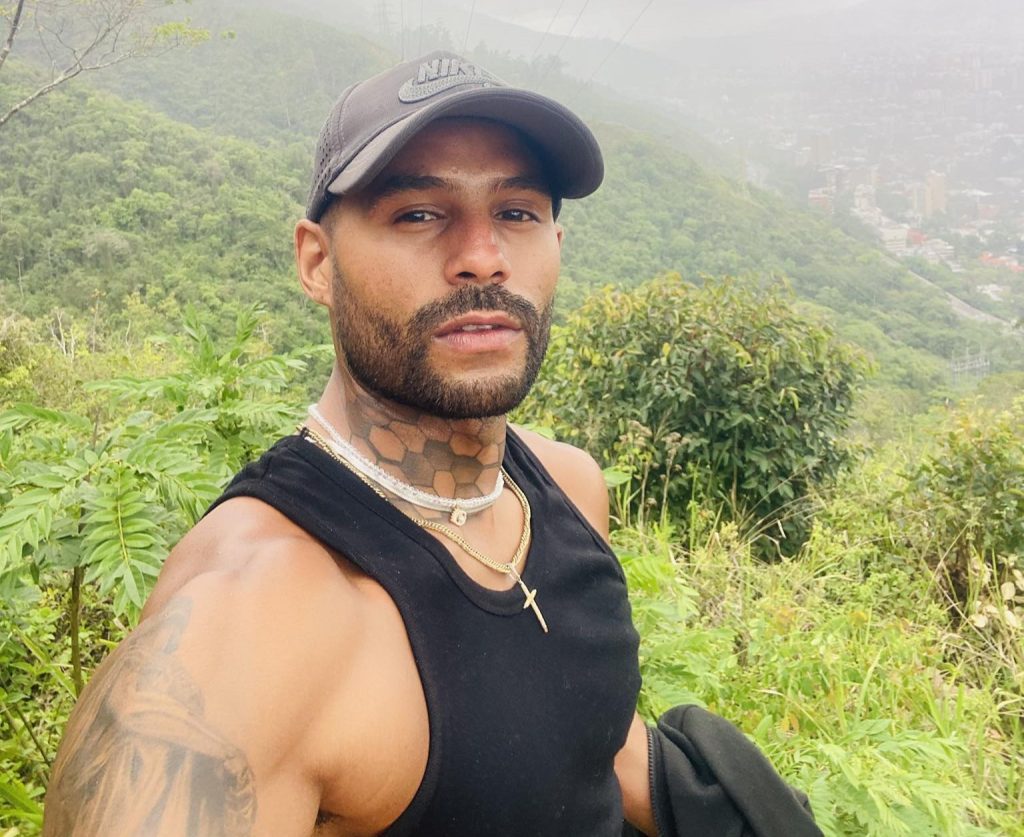 Daredevil Venezuelan 'Skywalker' Carlos Rengifo, 32, performs death-defying handstands and bike stunts on skyscraper ledges without any safety equipment whatsoever.