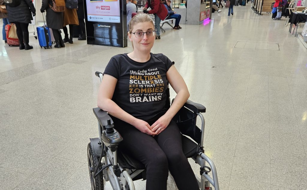 Bolton woman Charlotte Wright, 31, feels like a prisoner in her own home after relapsing MS diagnosis left her wheelchair-bound and unable to leave.