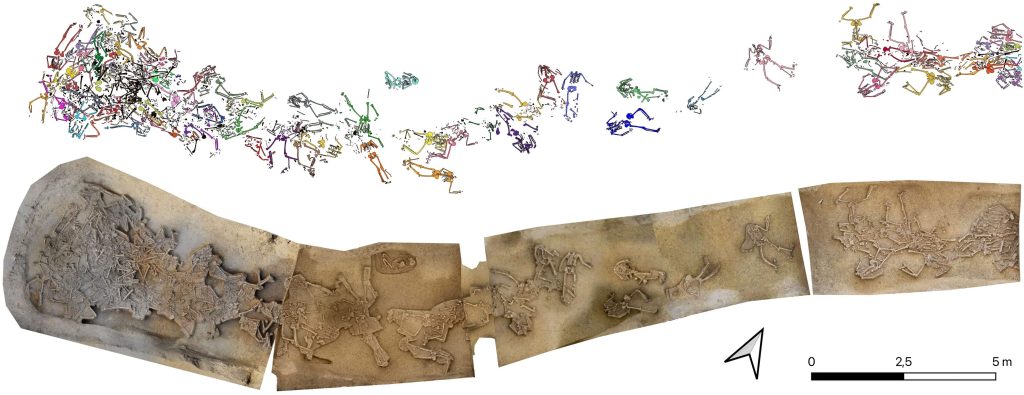 Archaeologists found 77 headless skeletons in a 7,000-year-old Slovak settlement - but researchers believe the skulls were carefully removed after death rather than in a massacre.