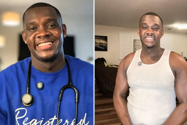 A nurse with over a million views who shared health tips online was shot dead during an alleged robbery after a man demanded his chain - leaving behind an 11-year-old daughter.