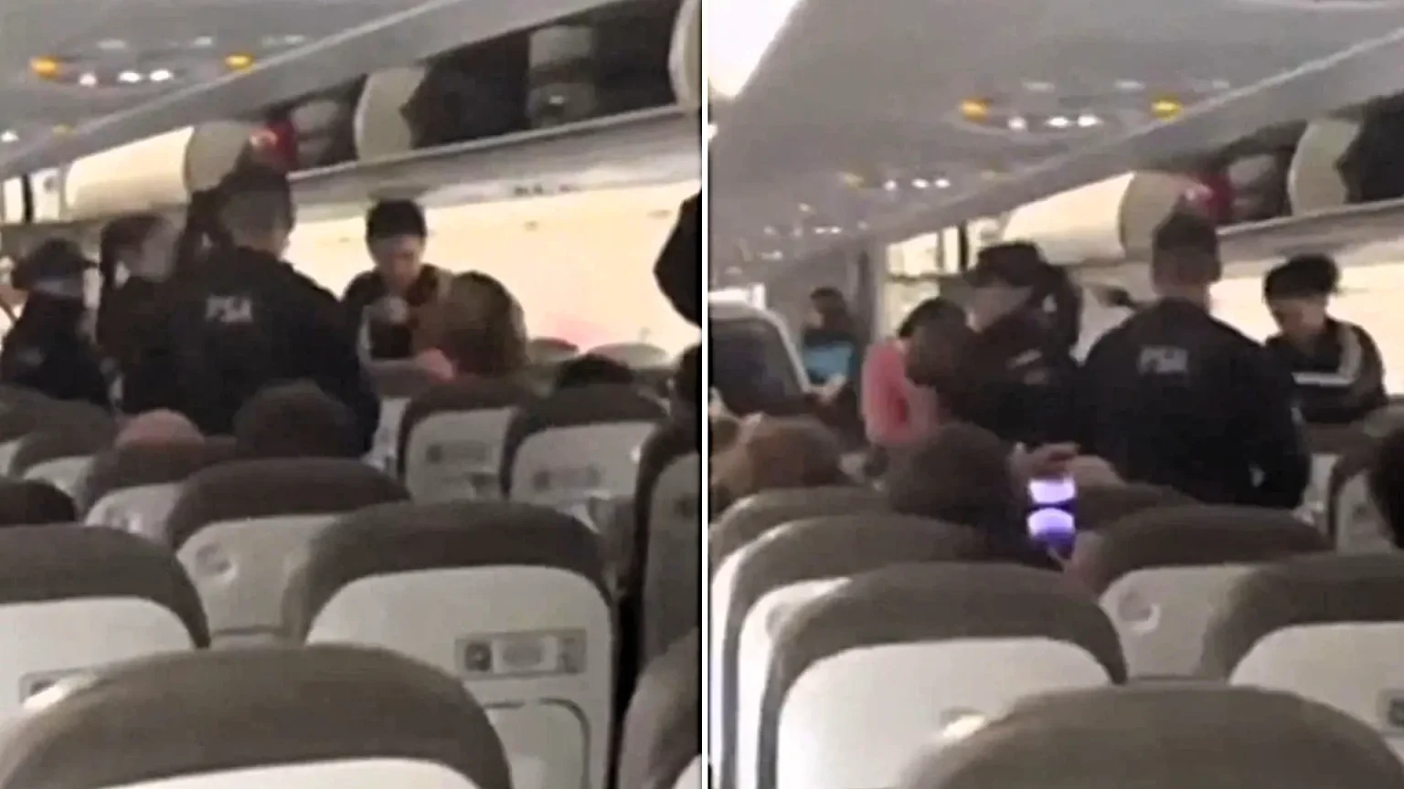 An Argentine passenger bit a female police officer on the arm after forcing her way onto a JetSmart flight without paying for overweight hand luggage at Buenos Aires airport.