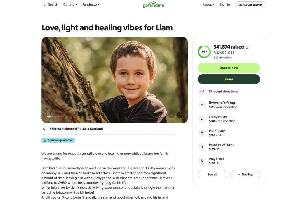 Boy aged 8 with severe allergies died after suffering anaphylactic reaction to ice cream treat believed to be vegan as devastated mum donates his organs to save others.
