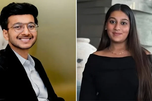 A bride-to-be and her alleged lover have been arrested for pushing her fiancé off a 400ft cliff - police grew suspicious after witnesses noticed she showed no emotion when his body was found.