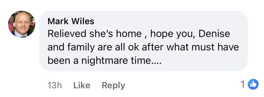 Social media comment on the post of British mum Lucy Stemp is finally home safe after nearly two weeks missing in Paris - reunited with her young daughter after Interpol and the Embassy helped find her.