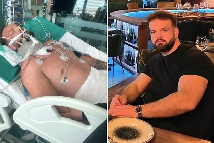 A 27-year-old Brit has been told he may never walk again after a holiday dive fractured four parts of his spine - he told bystanders he couldn't feel his legs as he lay on the beach.