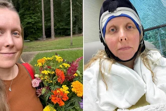 A mum-of-three cancer influencer died aged 34 after losing her mother, sister and three other relatives to the same rare hereditary condition - leaving her young children without a parent.