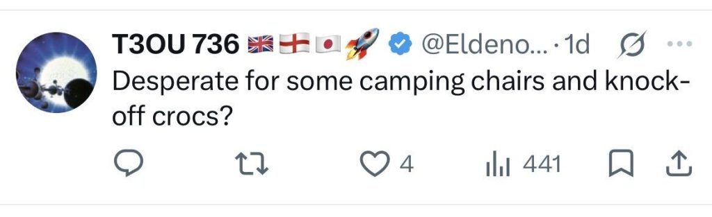 Social media comment on the post of A man leapt through a smashed window and chased after suspected thieves after a car reversed through the front of a Lidl store in Canning Town, East London.