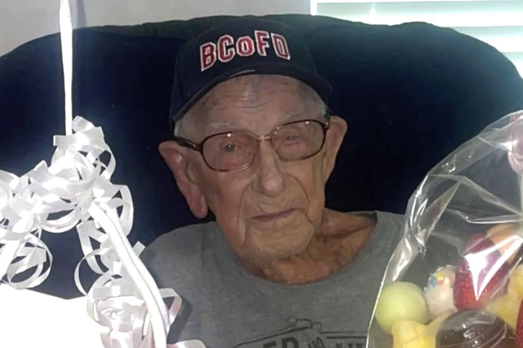 A former firefighter who retired the same year the Beatles conquered America has become the oldest living man in the US at 111 - having lived through two world wars and 20 presidents.
