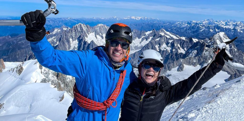 An experienced mountain guide and his partner were killed by an avalanche in Peru while climbing together - their Peruvian guide survived and raised the alarm via satellite phone.