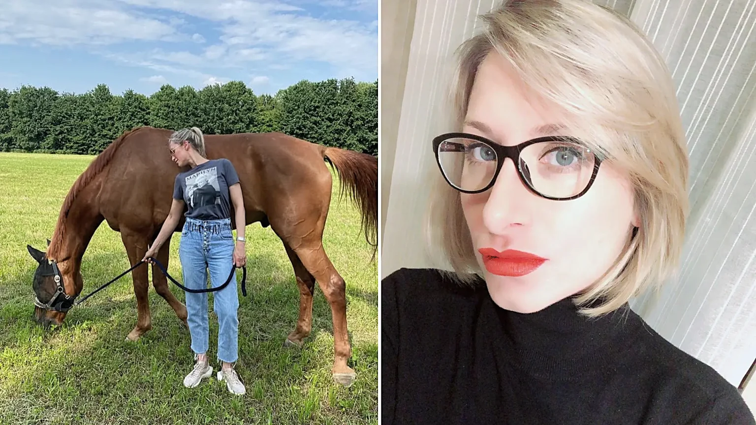 A doctor died in front of her teenage daughter after being thrown from a horse she had rescued - in a final act of generosity, she donated her organs to save five lives.