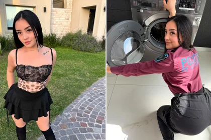 A former cop sacked over her OnlyFans was caught up in a fatal crash in Argentina - then arrested after a pink pistol loaded with eight bullets was found in a police car.