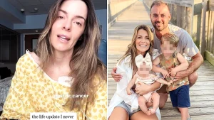 A mum-of-three influencer who told followers "cancer picked the wrong girl" has died of stage 4 gastric cancer aged - her family asked mourners to wear bright colours in her honour.
