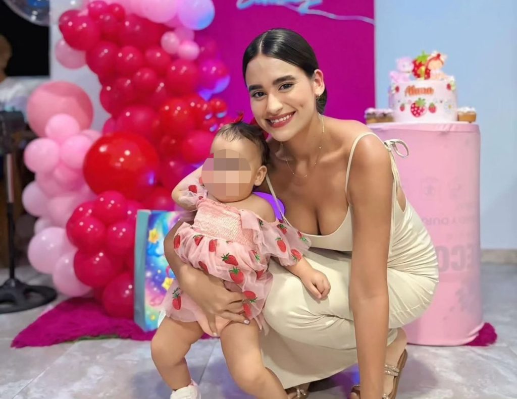 A Venezuelan footballer is grieving after his wife died shielding their one-year-old daughter with her own body when their building collapsed in a devastating earthquake. The baby survived.