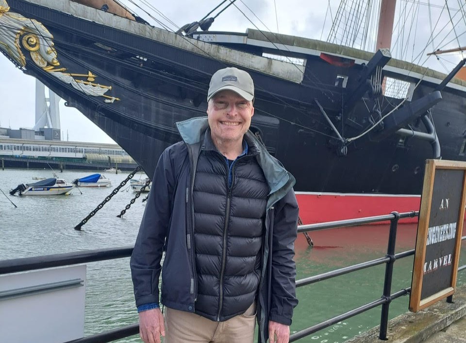Pilot who could smell his own flesh burning as his plane caught fire at 32 reveals the daily five-mile walk he does to "survive" after burns to 63% of his body.