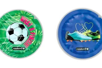 Toronto has released free limited-edition World Cup condoms with slogans like "What a finish" and "Block those shots" ahead of the city hosting six tournament matches this summer.