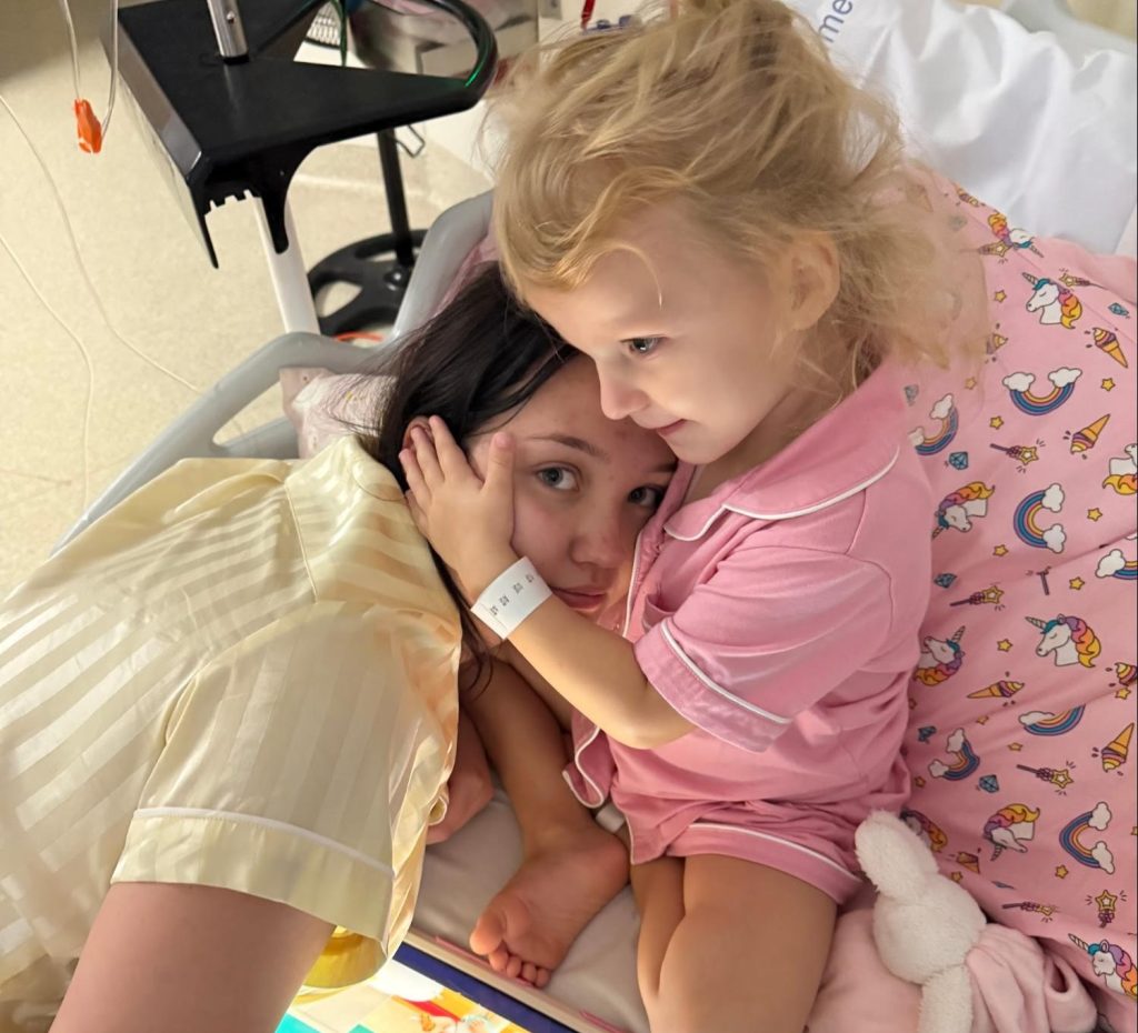 A mum who thought her toddler's bloated tummy was constipation learned it was rare kidney cancer three hours after a GP visit - surgeons had never seen anything like it.