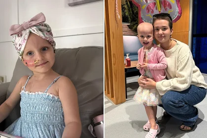 A mum who thought her toddler's bloated tummy was constipation learned it was rare kidney cancer three hours after a GP visit - surgeons had never seen anything like it.