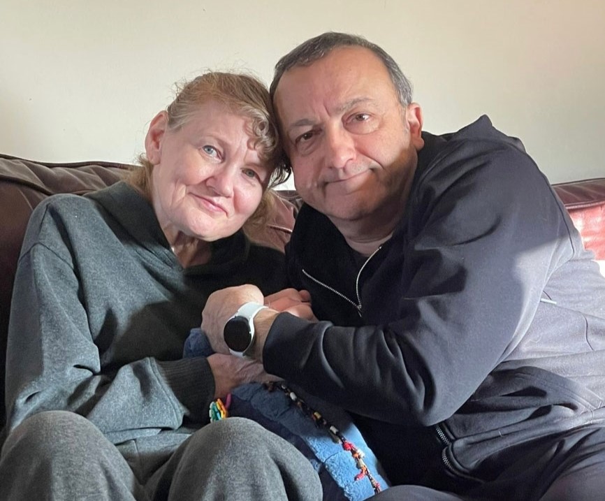Man thought his wife's symptoms were the menopause - but it was a cruel "soul-snatching" condition that left her in a vegetative state with just years to live.