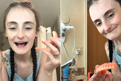 A 25-year-old who had all her teeth pulled at just 22 due to severe vitamin deficiencies is hitting back at cruel online trolls who say she looks 75 and used hard drugs.