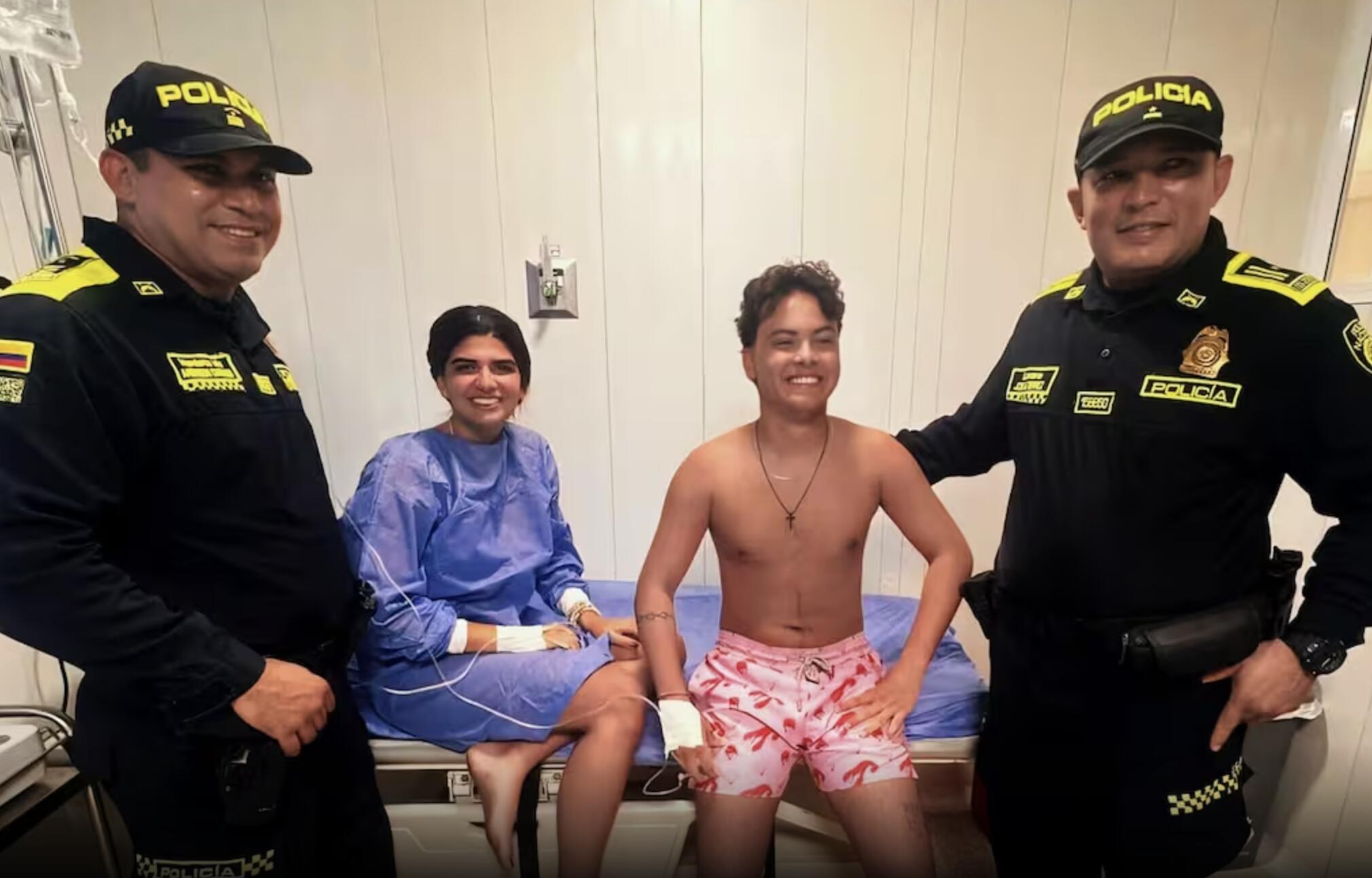 Influencer Luciana Dangond Farah spent 20 terrifying hours drifting at sea after her rented jet ski ran out of fuel off the coast of Colombia.