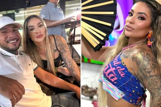 A Brazilian influencer's boyfriend died after taking six bullets to shield her from a drive-by shooting that police have linked to a bitter feud with a rival influencer.
