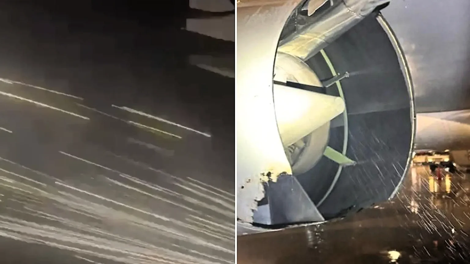 A SriLankan Airlines jet carrying 207 passengers lost part of an engine after being struck by lightning mid-air, sending sparks shooting from the rear before the pilots turned back.