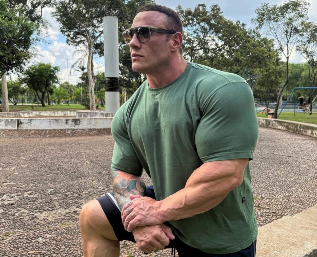 Bodybuilder influencer Fabio Giga - boasting 3.7 million Instagram fans - smashed his Porsche 911 into two motorbikes and two cars, with one motorbike split clean in two.