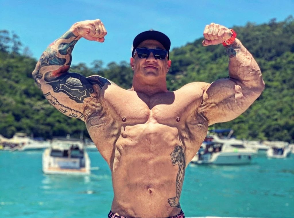 Bodybuilder influencer Fabio Giga - boasting 3.7 million Instagram fans - smashed his Porsche 911 into two motorbikes and two cars, with one motorbike split clean in two.