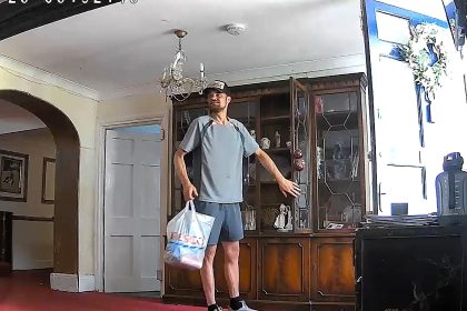A brazen thief stole £3,000 worth of tools in under two minutes by casually walking into a Kent tradesman's garage - leaving him with just a set of trowels after 21 years of work.