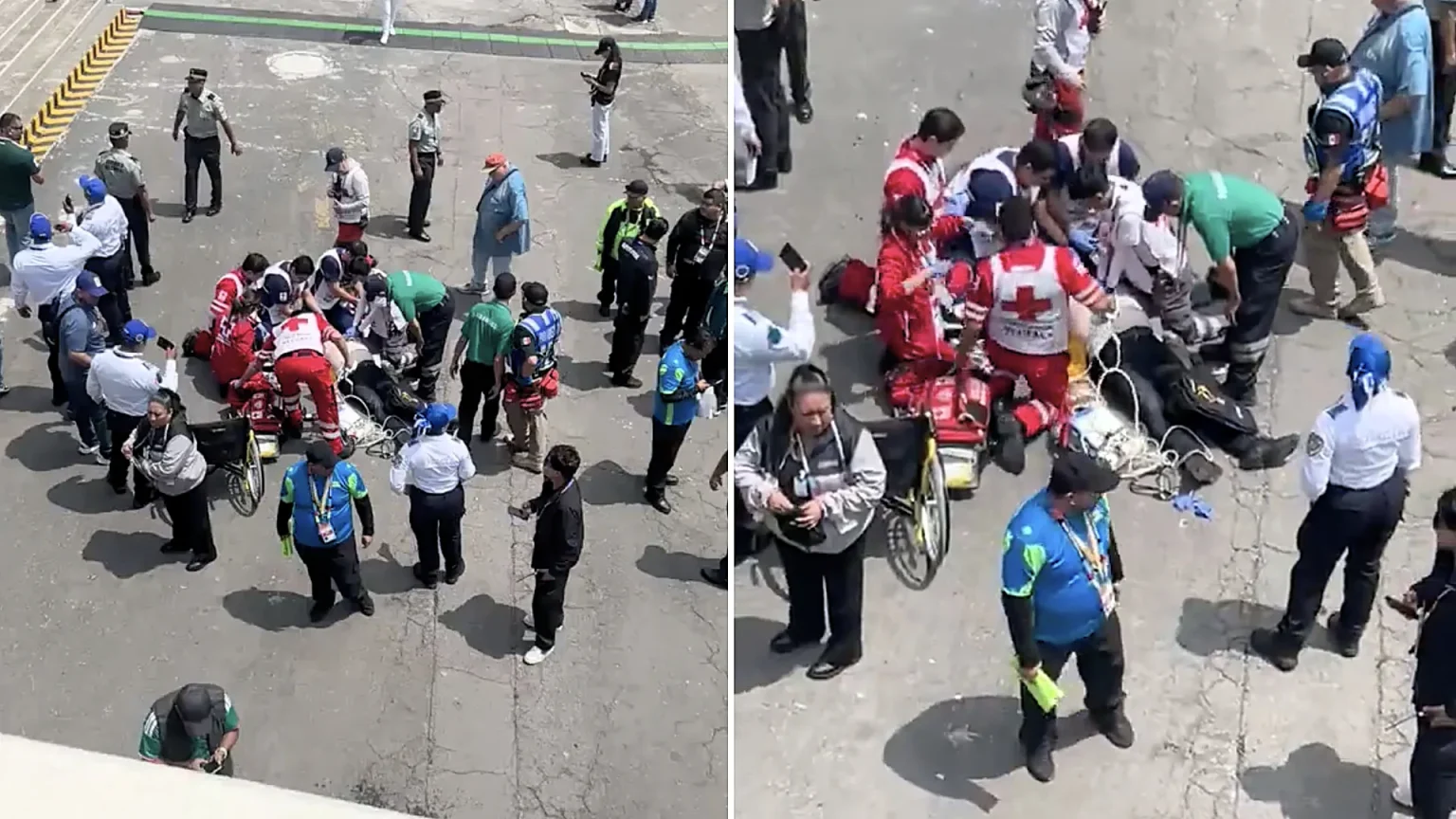 An 81-year-old German fan died outside the Azteca Stadium after suffering a heart attack just hours before the World Cup opening match between Mexico and South Africa.