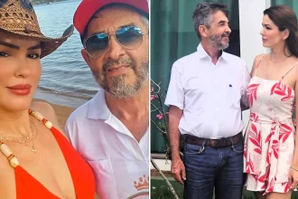 A mother-of-three was shot dead by her ex-mayor husband while signing their divorce papers after he asked the lawyer to leave the room - then turned the gun on himself.