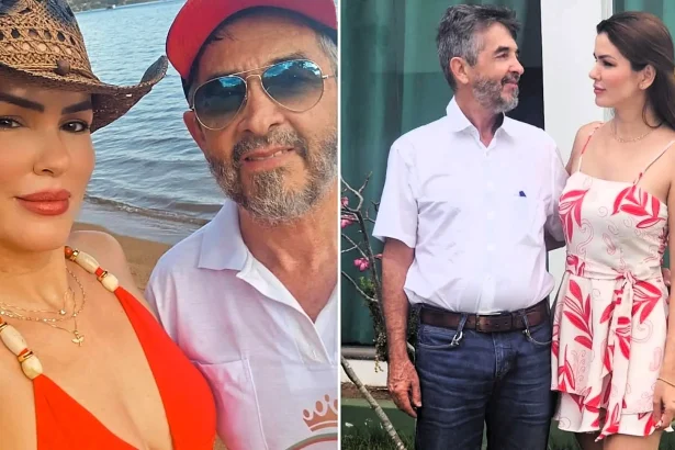 A mother-of-three was shot dead by her ex-mayor husband while signing their divorce papers after he asked the lawyer to leave the room - then turned the gun on himself.
