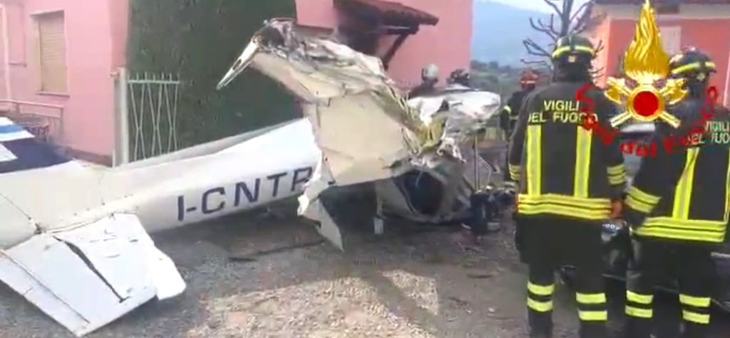Young pilot Daniel Taino, 26, killed after light aircraft crashed into power pole and narrowly missed homes with teenage student pilot found screaming in wreckage.