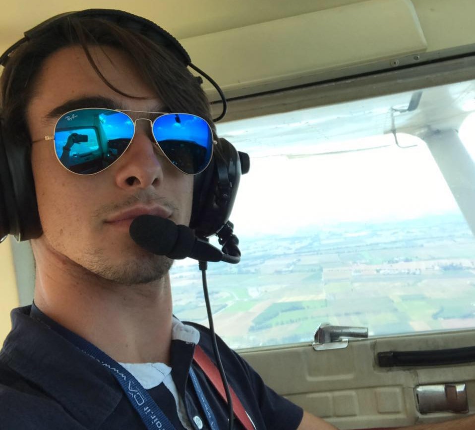 Young pilot Daniel Taino, 26, killed after light aircraft crashed into power pole and narrowly missed homes with teenage student pilot found screaming in wreckage.