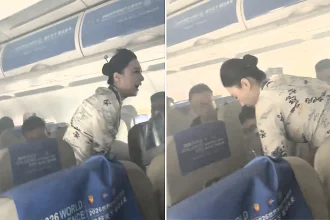 A passenger's power bank filled a plane cabin with thick smoke mid-flight, sparking panic as crew announced a "fire situation" before the aircraft landed safely in southern China.