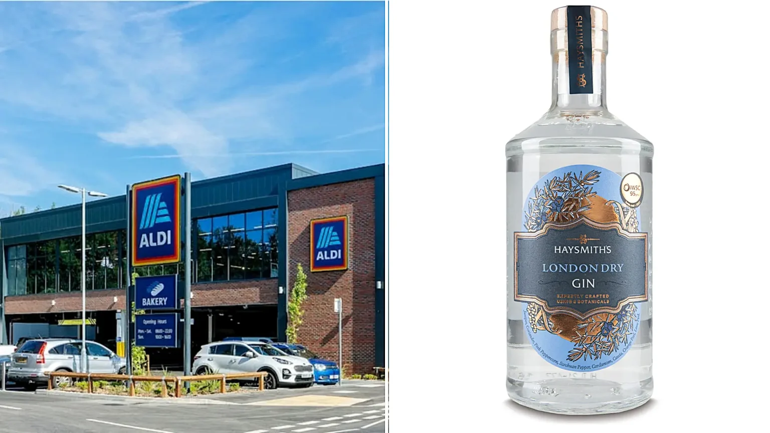 Aldi has beaten Beefeater to be crowned Britain's best gin at the World Drinks Awards 2026 - and its award-winning Haysmith's London Dry will only set you back £16.49.
