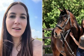 Teen Libby Partridge thought she was "a gonner" after her horse bolted and kicked her in the head - and says one piece of kit saved her life.