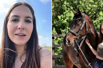 Teen Libby Partridge thought she was "a gonner" after her horse bolted and kicked her in the head - and says one piece of kit saved her life.