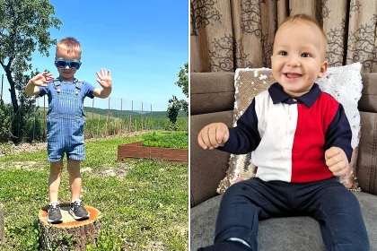 Toddler dies suddenly on inflatable slide from undiagnosed kidney tumour after shouting "Mummy" to watch him jump before collapsing as if "cut down by a scythe".