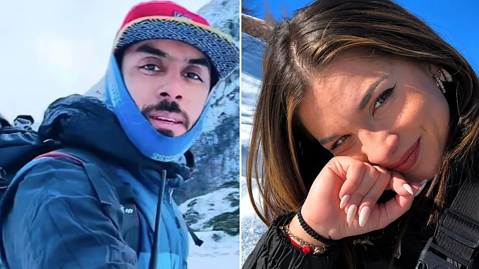 Tourist Abril Melina Marino Pereira and her experienced mountain guide Emiliano Feidas found dead after vanishing during trek across remote Vinciguerra Glacier in Argentina.