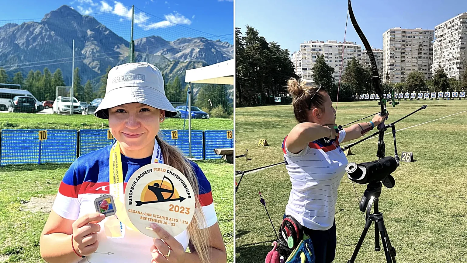 A two-time Olympic archer who made history as Slovakia's first World Games qualifier has died aged 24 after a driver allegedly mistook the accelerator for the brake and hit her.