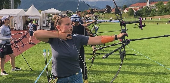A two-time Olympic archer who made history as Slovakia's first World Games qualifier has died aged 24 after a driver allegedly mistook the accelerator for the brake and hit her.