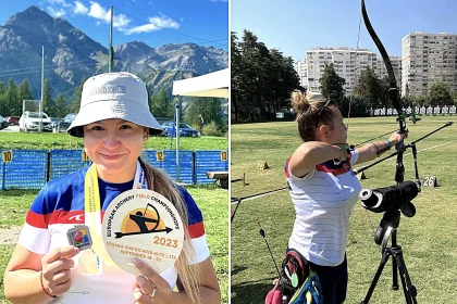 A two-time Olympic archer who made history as Slovakia's first World Games qualifier has died aged 24 after a driver allegedly mistook the accelerator for the brake and hit her.