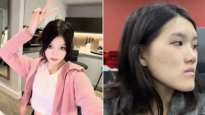 Woman, 24, went in for routine dental fillings but a botched jaw op left her face uneven and looking like an ancient Chinese emperor with a pronounced underbite.