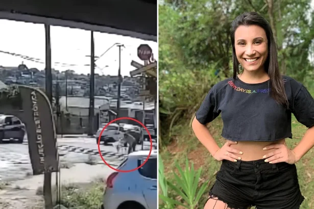 A Brazilian teacher with a crippling phobia of trains defied her paralysing fear to pull a fallen man clear of the tracks with just eight seconds to spare before a locomotive struck.